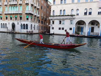 Foto: Eine Gondel, Venedig